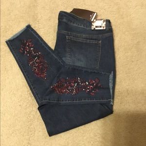 Embroidered Jeans